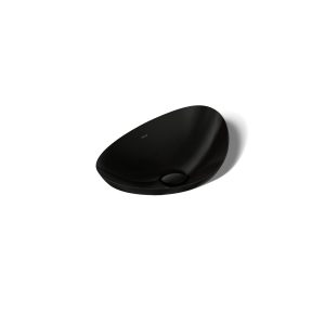 Veil 21" oval vessel bathroom sink, no overflow - K-20704-N-7