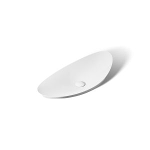 Veil 38-1/2" oval vessel bathroom sink, no overflow - K-20705-N-0