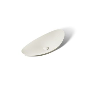Veil 38-1/2" oval vessel bathroom sink, no overflow - K-20705-N-96