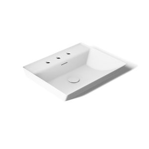 Brazn 23" rectangular vessel bathroom sink - K-21059-8-0