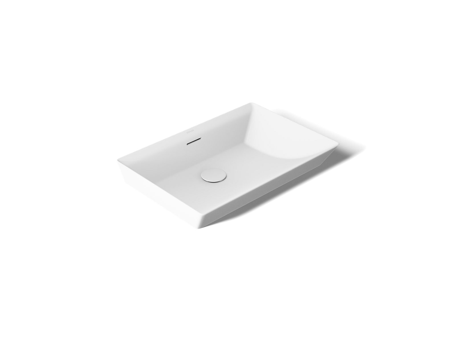 Brazn 23" rectangular vessel bathroom sink - K-21060-0