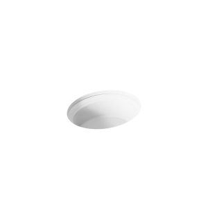 Artifacts 21-1/4" oval undermount bathroom sink - K-21782-0