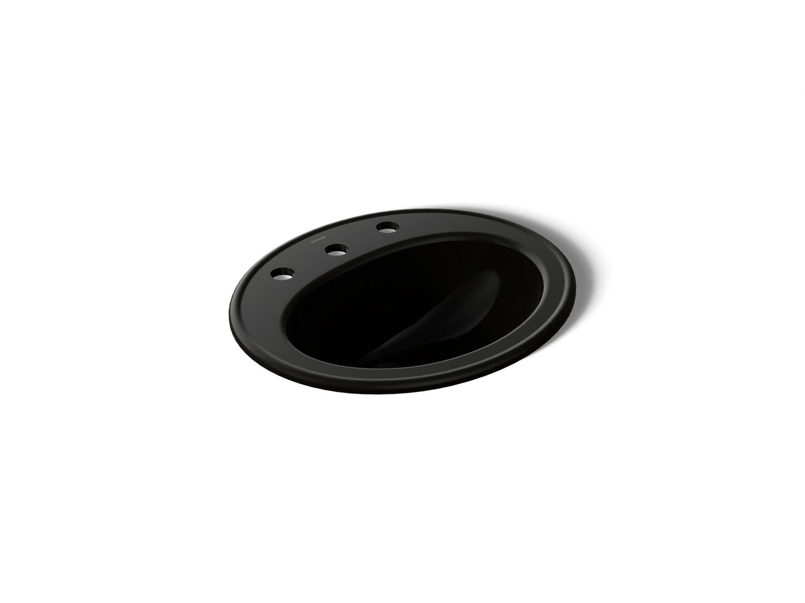 Pennington 20-1/4" oval drop-in bathroom sink - K-2196-8-7