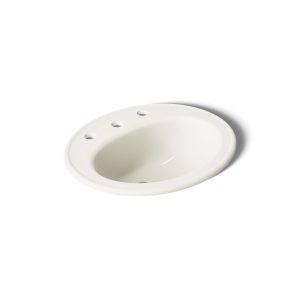 Pennington 20-1/4" oval drop-in bathroom sink - K-2196-8-96