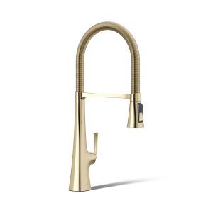 Graze Semi-professional kitchen sink faucet with three-function sprayhead - K-22060-AF