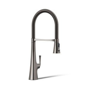 Graze Semi-professional kitchen sink faucet with three-function sprayhead - K-22060-TT