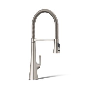 Graze Semi-professional kitchen sink faucet with three-function sprayhead - K-22060-VS