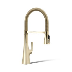 Graze Semi-professional kitchen sink faucet with three-function sprayhead - K-22061-AF