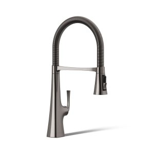 Graze Semi-professional kitchen sink faucet with three-function sprayhead - K-22061-TT
