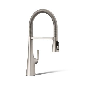 Graze Semi-professional kitchen sink faucet with three-function sprayhead - K-22061-VS