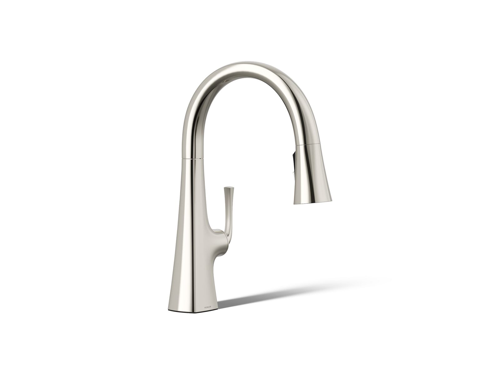 Graze Pull-down kitchen sink faucet with three-function sprayhead - K-22063-SN
