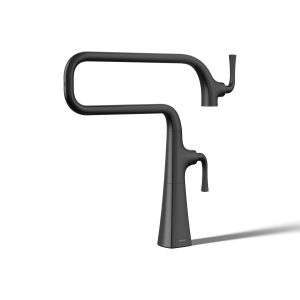 Graze Deck-mount pot filler - K-22067-BL