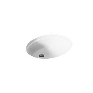 Caxton 19-1/4" oval undermount bathroom sink - K-2210-0