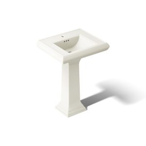 Memoirs Classic 24-1/4" rectangular pedestal bathroom sink - K-2238-1-96