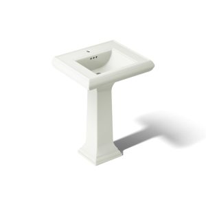 Memoirs Classic 24-1/4" rectangular pedestal bathroom sink - K-2238-1-NY