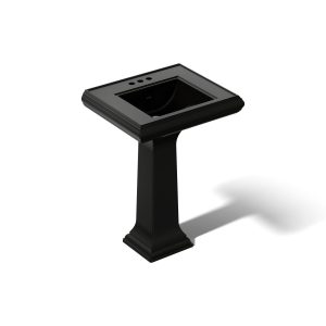 Memoirs Classic 24-1/4" rectangular pedestal bathroom sink - K-2238-4-7