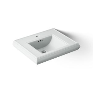 Memoirs Pedestal/console table bathroom sink basin with single faucet-hole drilling - K-2239-1-95