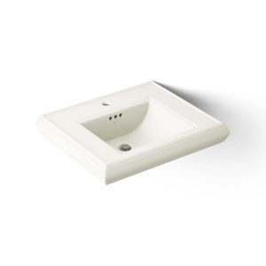 Memoirs Pedestal/console table bathroom sink basin with single faucet-hole drilling - K-2239-1-96
