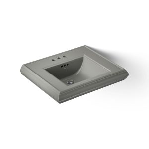 Memoirs Pedestal/console table bathroom sink basin with 4" centerset faucet holes - K-2239-4-58