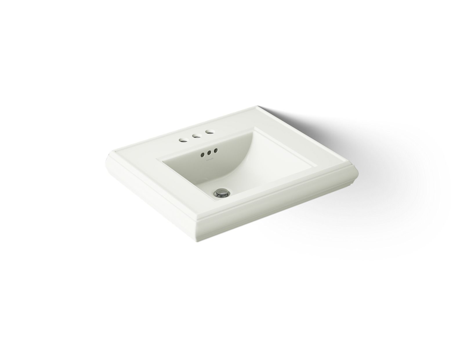 Memoirs Pedestal/console table bathroom sink basin with 4" centerset faucet holes - K-2239-4-NY