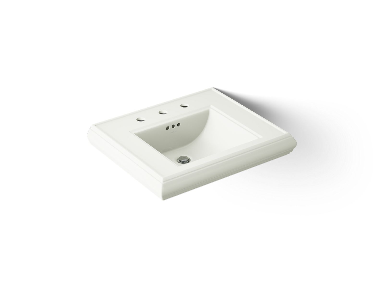 Memoirs Pedestal/console table bathroom sink basin with 8" widespread faucet holes - K-2239-8-NY