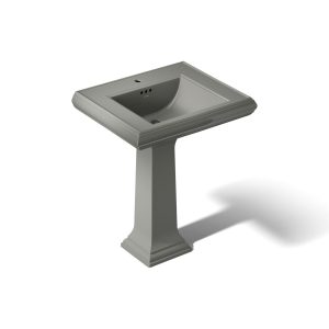 Memoirs Classic 27-1/4" rectangular pedestal bathroom sink - K-2258-1-58