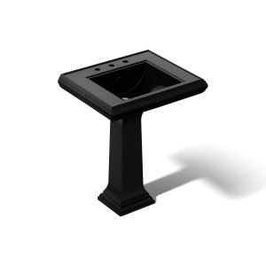 Memoirs Classic 27-1/4" rectangular pedestal bathroom sink - K-2258-8-7