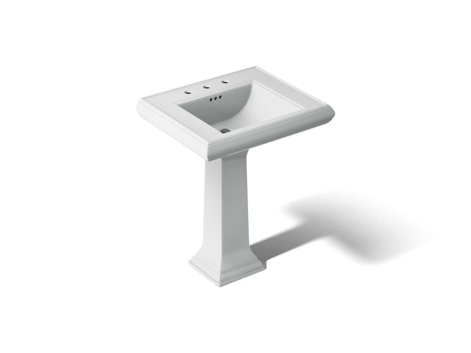 Memoirs Classic 27-1/4" rectangular pedestal bathroom sink - K-2258-8-95