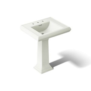 Memoirs Classic 27-1/4" rectangular pedestal bathroom sink - K-2258-8-NY