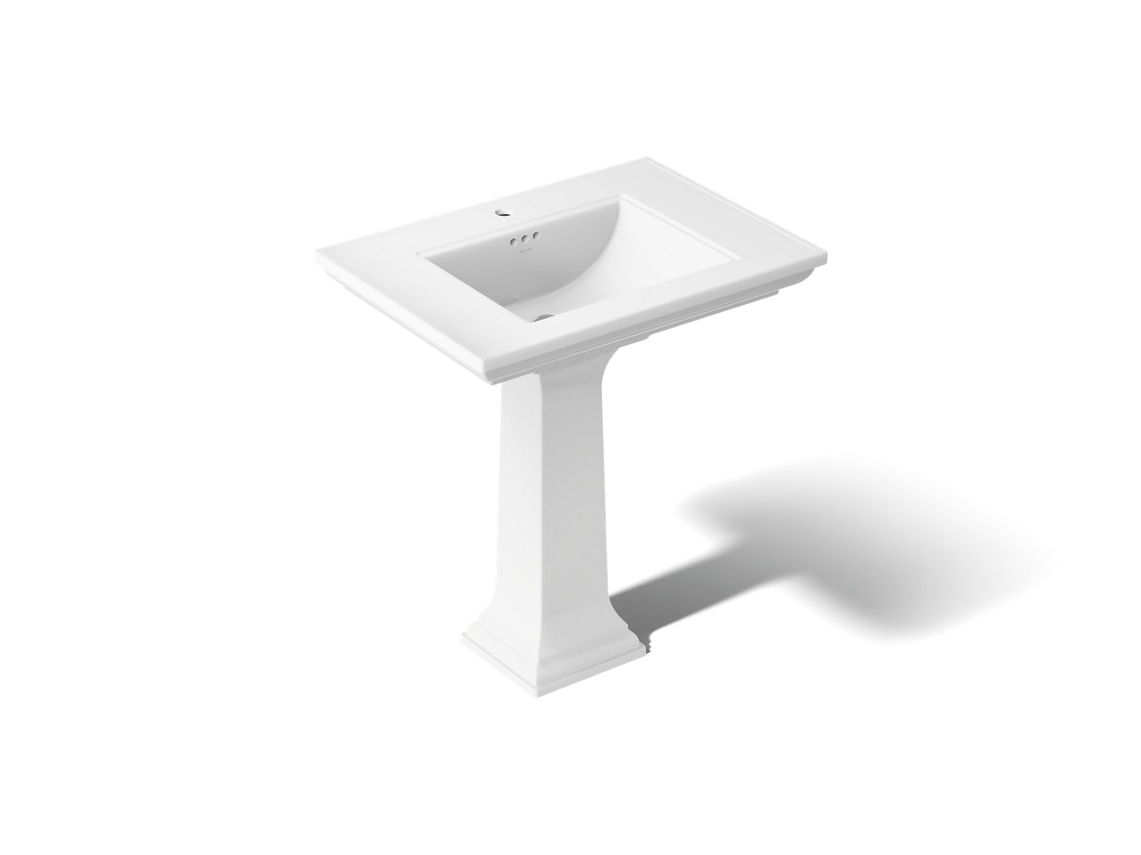Memoirs Stately 30-3/4" rectangular pedestal bathroom sink - K-2268-1-0