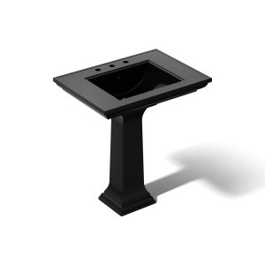 Memoirs Stately 30-3/4" rectangular pedestal bathroom sink - K-2268-8-7