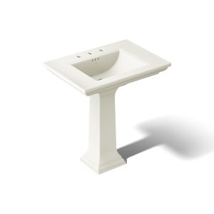 Memoirs Stately 30-3/4" rectangular pedestal bathroom sink - K-2268-8-96