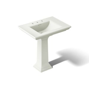 Memoirs Stately 30-3/4" rectangular pedestal bathroom sink - K-2268-8-NY