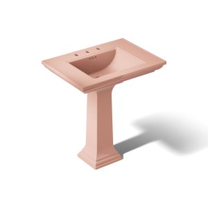 Memoirs Stately 30-3/4" rectangular pedestal bathroom sink - K-2268-8-V10