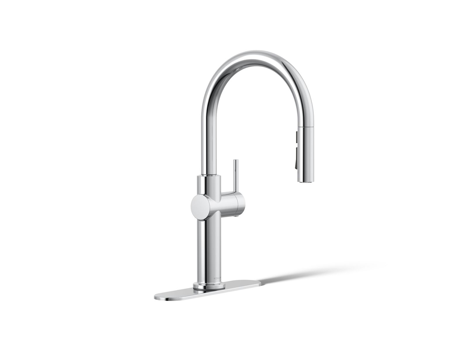 Crue Pull-down kitchen sink faucet with three-function sprayhead - K-22972-CP