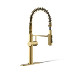 Crue Semi-professional kitchen sink faucet with three-function sprayhead - K-22973-2MB