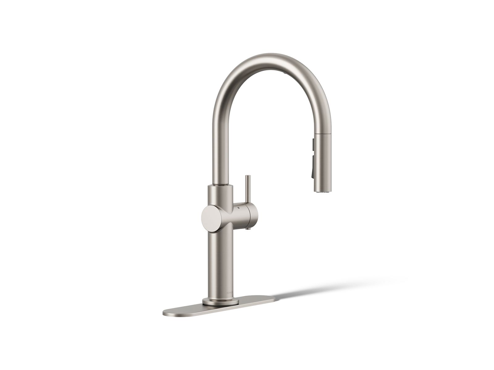 Crue Touchless pull-down kitchen sink faucet with KOHLER Konnect and three-function sprayhead - K-22974-WB-VS