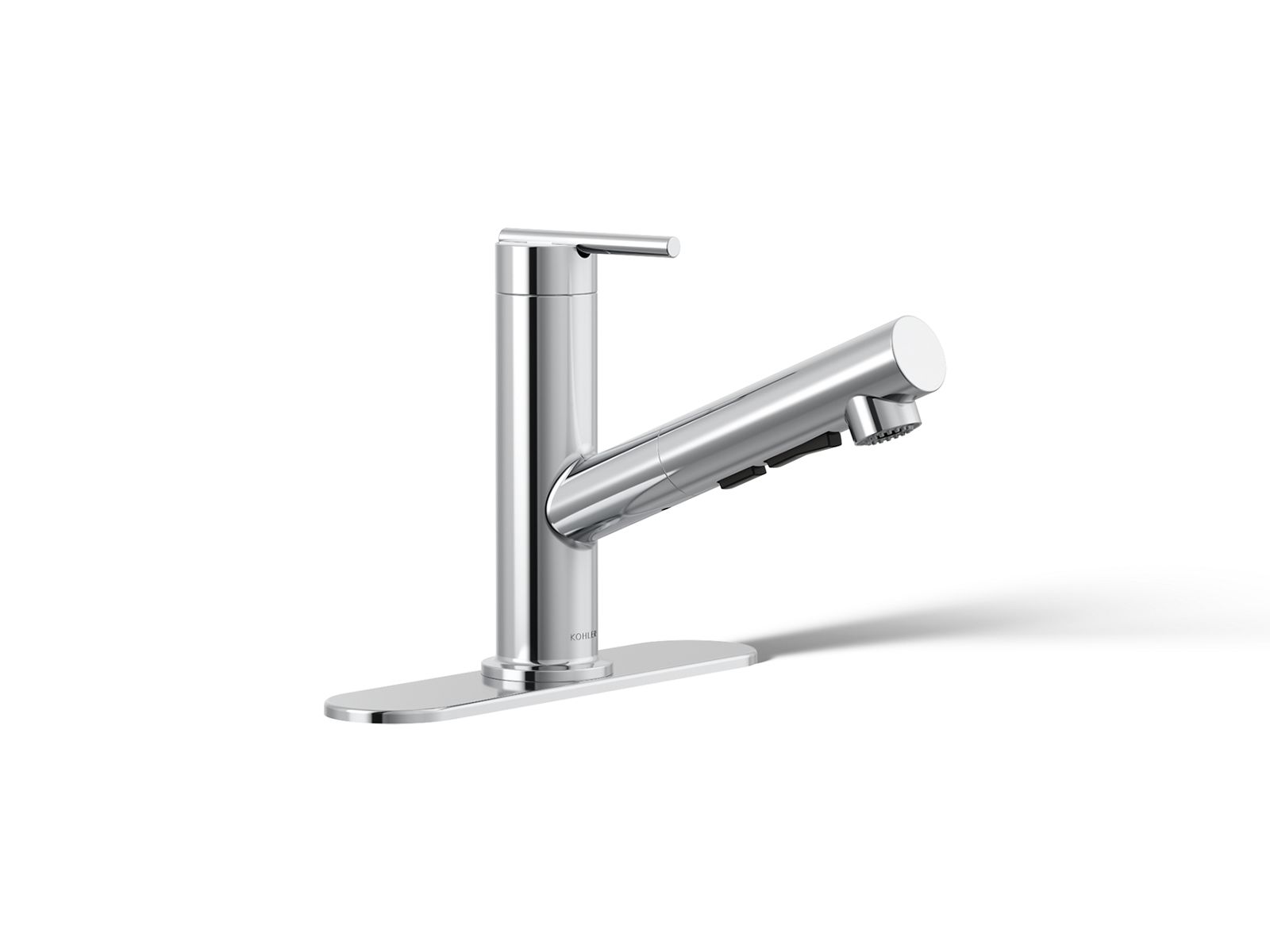 Crue Pull-out kitchen sink faucet with three-function sprayhead - K-22976-CP