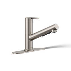 Crue Pull-out kitchen sink faucet with three-function sprayhead - K-22976-VS