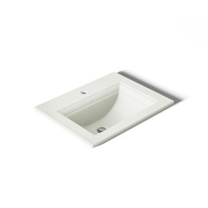 Memoirs Stately 22-3/4" rectangular drop-in bathroom sink - K-2337-1-NY