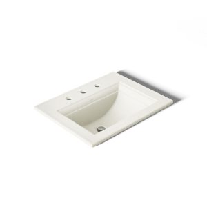 Memoirs Stately 22-3/4" rectangular drop-in bathroom sink - K-2337-8-96
