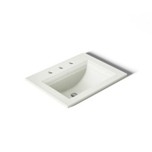 Memoirs Stately 22-3/4" rectangular drop-in bathroom sink - K-2337-8-NY