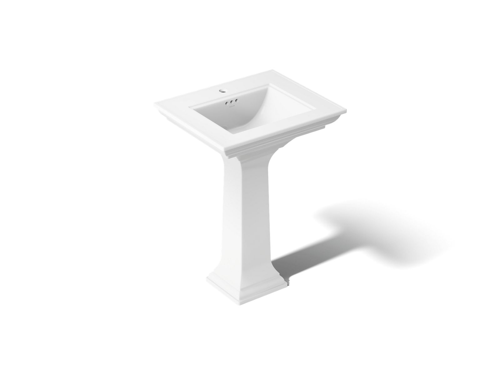 Memoirs Stately 25" rectangular pedestal bathroom sink - K-2344-1-0