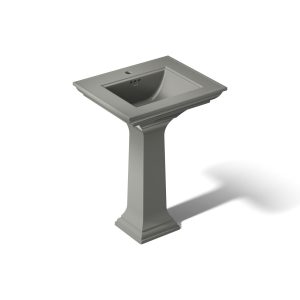 Memoirs Stately 25" rectangular pedestal bathroom sink - K-2344-1-58