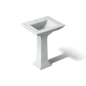 Memoirs Stately 25" rectangular pedestal bathroom sink - K-2344-1-95