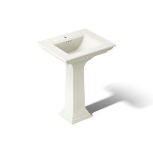 Memoirs Stately 25" rectangular pedestal bathroom sink - K-2344-1-96