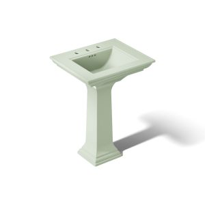 Memoirs Stately 25" rectangular pedestal bathroom sink - K-2344-8-42