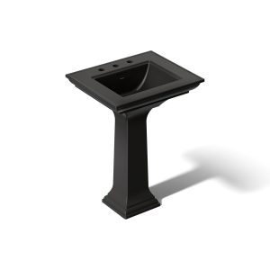 Memoirs Stately 25" rectangular pedestal bathroom sink - K-2344-8-7