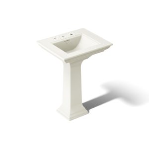 Memoirs Stately 25" rectangular pedestal bathroom sink - K-2344-8-96