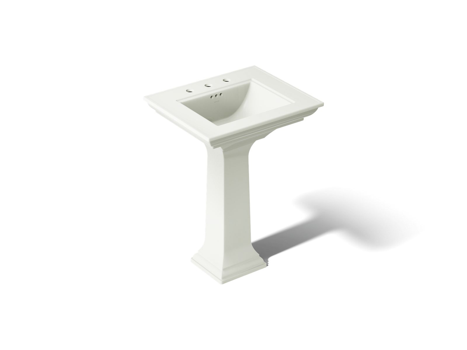 Memoirs Stately 25" rectangular pedestal bathroom sink - K-2344-8-NY